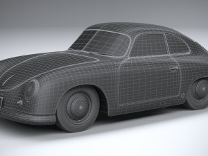 Porsche 356 Coupe Split 1951 Modelo 3D