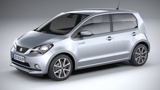 Seat Mii Electric 2020 Modelo 3D .c4d .max .obj .3ds .fbx .stl .blend