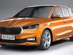 Skoda Fabia 2022 Model 3D