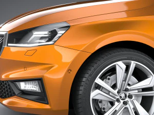 Skoda Fabia 2022 3D Model