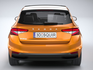 Skoda Fabia 2022 Model 3D