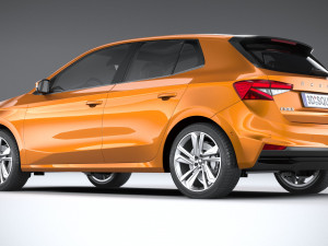 Skoda Fabia 2022 Model 3D
