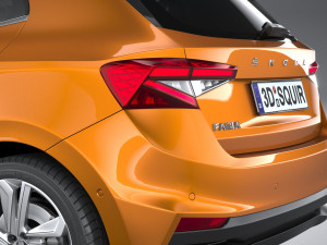 Skoda Fabia 2022 Model 3D