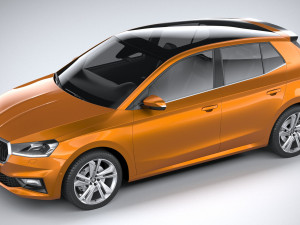Skoda Fabia 2022 Model 3D
