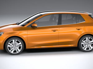 Skoda Fabia 2022 Model 3D