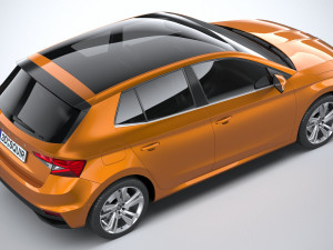 Skoda Fabia 2022 Model 3D