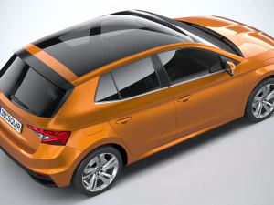 Skoda Fabia 2022 3D Model