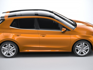 Skoda Fabia 2022 Model 3D
