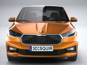 Skoda Fabia 2022 Model 3D