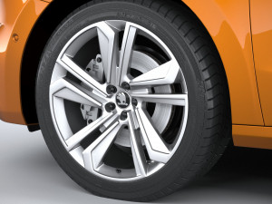 Skoda Fabia 2022 Model 3D