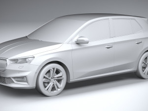 Skoda Fabia 2022 Model 3D
