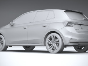 Skoda Fabia 2022 Model 3D