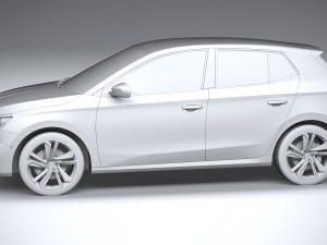 Skoda Fabia 2022 Model 3D
