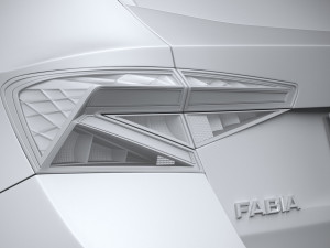 Skoda Fabia 2022 Model 3D