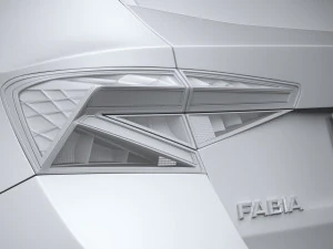 Skoda Fabia 2022 3D Model