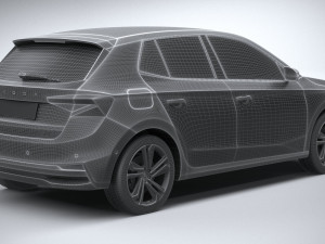 Skoda Fabia 2022 Model 3D
