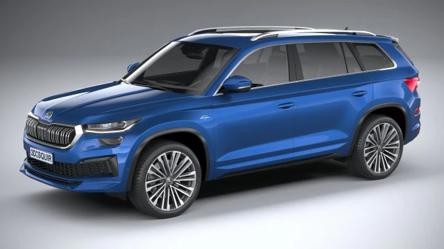 स्कोडा कोडियाक 2022 3D मॉडल .c4d .max .obj .3ds .fbx .stl .blend 