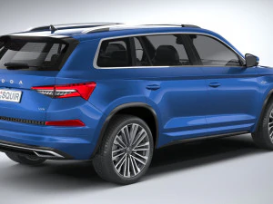 स्कोडा कोडियाक 2022 3D मॉडल