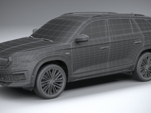 Skoda Kodiaq 2022 Modelo 3D