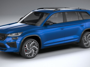 skoda kodiaq rs 2022 3D Model