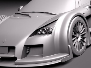 Gumpert Apollo 3D 모델
