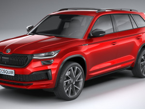 Skoda Kodiaq Sportline 2022 Modelo 3D