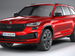 Skoda Kodiaq Sportline 2022 Modelo 3D