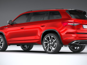 Skoda Kodiaq Sportline 2022 Modelo 3D