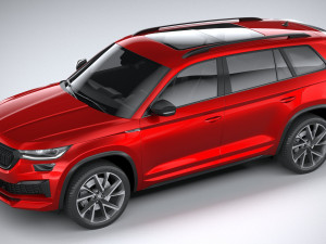Skoda Kodiaq Sportline 2022 Modelo 3D