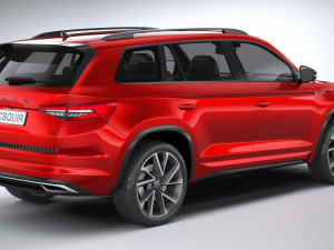 Skoda Kodiaq Sportline 2022 Modelo 3D