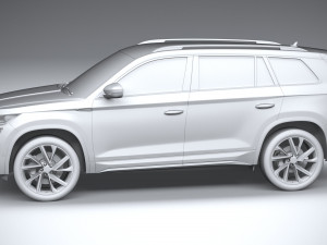Skoda Kodiaq Sportline 2022 Modelo 3D