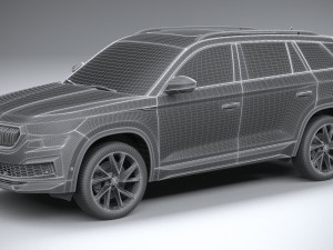 Skoda Kodiaq Sportline 2022 Modelo 3D
