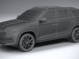Skoda Kodiaq Sportline 2022 Modelo 3D