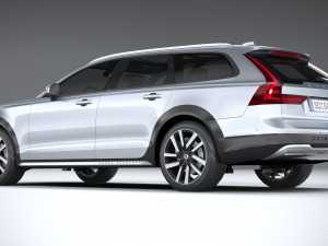 Volvo V90 Cross Country 2020 lowpoly 3D Model
