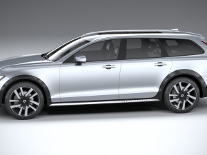 Volvo V90 Cross Country 2020 lowpoly 3D Model