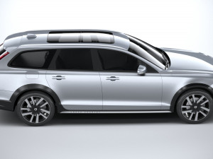 Volvo V90 Cross Country 2020 lowpoly 3D Model