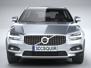 Volvo V90 Cross Country 2020 lowpoly 3D Model