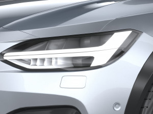Volvo V90 Cross Country 2020 lowpoly 3D Model