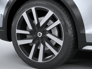 Volvo V90 Cross Country 2020 lowpoly 3D Model