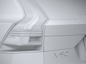 Volvo V90 Cross Country 2020 lowpoly 3D Model