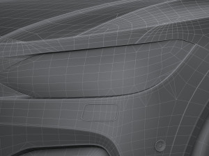 Volvo V90 Cross Country 2020 lowpoly 3D Model