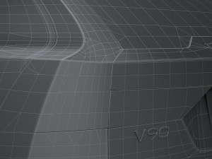Volvo V90 Cross Country 2020 lowpoly 3D Model
