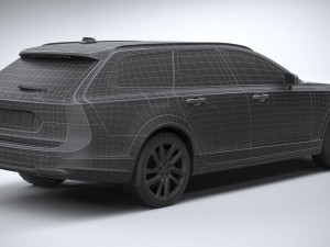 Volvo V90 Cross Country 2020 lowpoly 3D Model