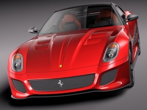 Ferrari 599 GTO 2011 3D 模型