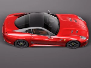 Ferrari 599 GTO 2011 3D Model