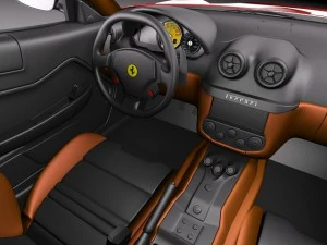 Ferrari 599 GTO 2011 3D Model