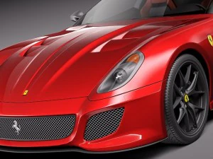 Ferrari 599 GTO 2011 3D Model