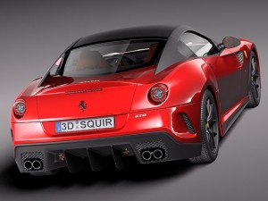 Ferrari 599 GTO 2011 3D 模型