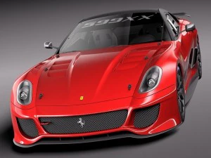 Ferrari 599 XX 2010 3D Model