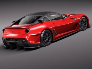 Ferrari 599 XX 2010 3D Model